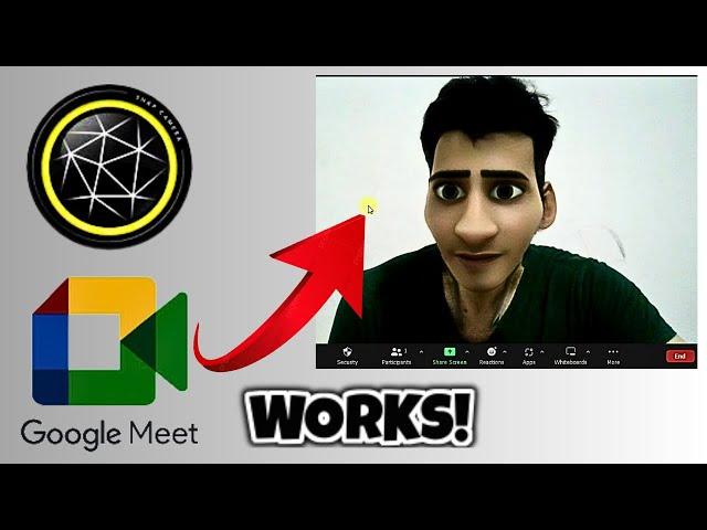 How to use SNAP CAMERA in GOOGLE MEET 2023 (WORKING!)