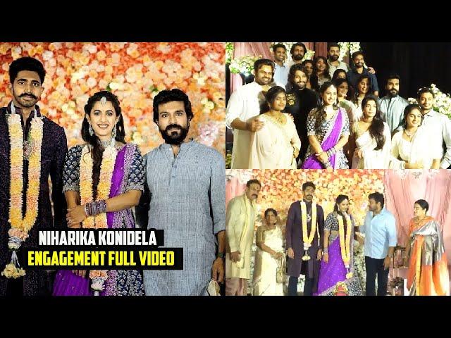 Niharika Konidela Engagement Full Video | Niharika Konidela Wedding Celebrations | Telugu Tonic