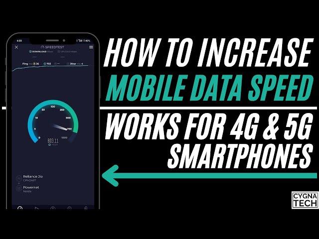 How To Increase Mobile Data Speed On Android | Change One Setting & Get Faster Internet Speed