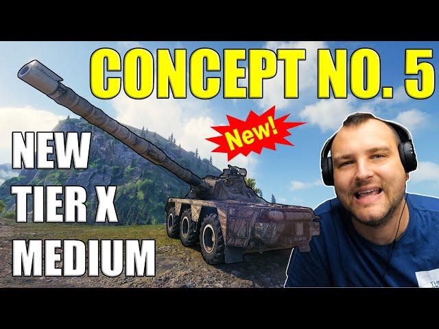 NEW Tier X British Medium Tank: Concept No. 5 in World of Tanks!