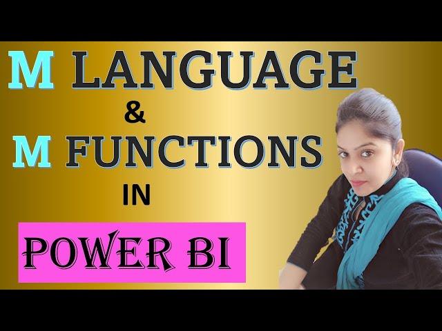 M Language in Power Query | M functions | Power BI