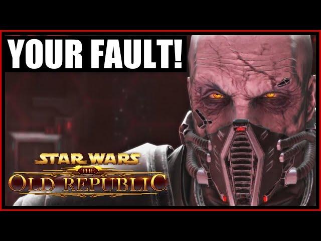 SWTOR DEVS LIE & BLAME PLAYERS