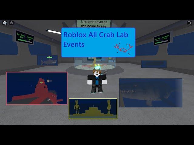 Roblox Crab Lab All Events