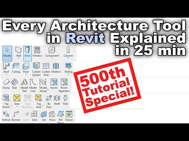 Learn Every Architecture Tool in Revit Tutorial