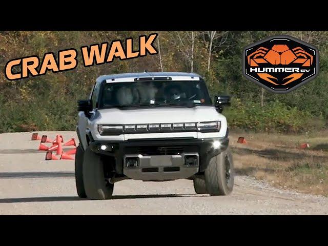 2024 GMC HUMMER EV Pickup truck CRAB WALK in real life !