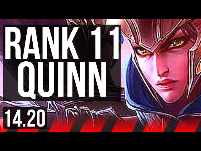 QUINN vs RENEKTON (TOP) | Penta, Legendary, 15/3/6, 500+ games | NA Grandmaster | 14.20