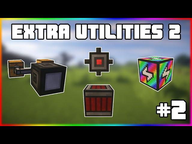 Гайд по Extra Utilities 2 1.12.2 #2 RF энергия и трубы