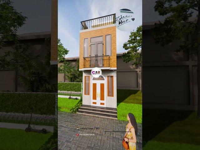 Beautiful small house plan | 10 ft by 28 ft house design | 280 sqft home design | baibu