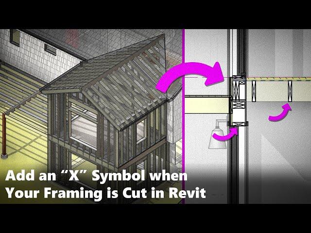 Add an "X" Symbol When Your Framing is Cut in Revit Tutorial