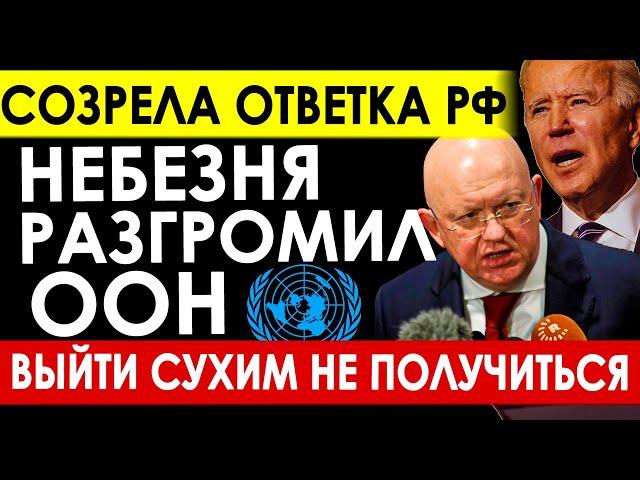 Небензя разгромил ООН и поставил ультиматум по "СП": Выйти сухими из  Балтийского моря не получится.