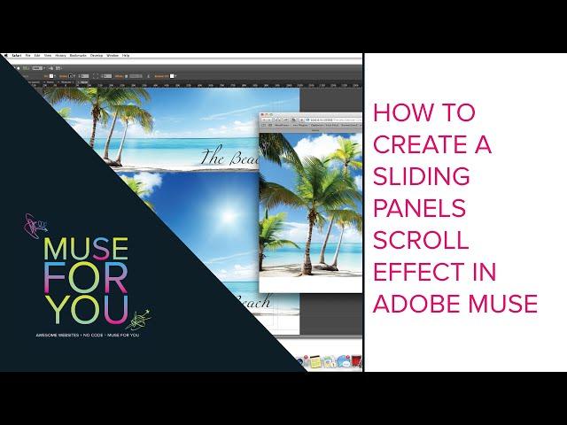 How to Create a Sliding Panels Scroll Effect in Adobe Muse CC