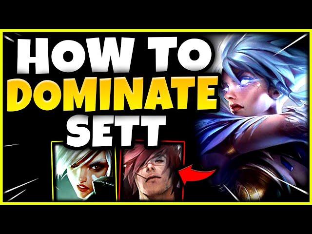 RIVEN TOP HOW TO 100% ANNIHILATE SETT TOPLANE! - S12 RIVEN TOP GAMEPLAY! (Season 12 Riven Guide)