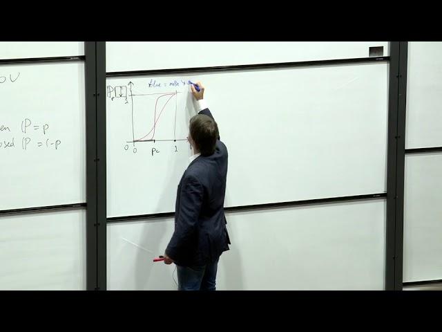 Stanislav Smirnov, Percolation crossings and complex analysis
