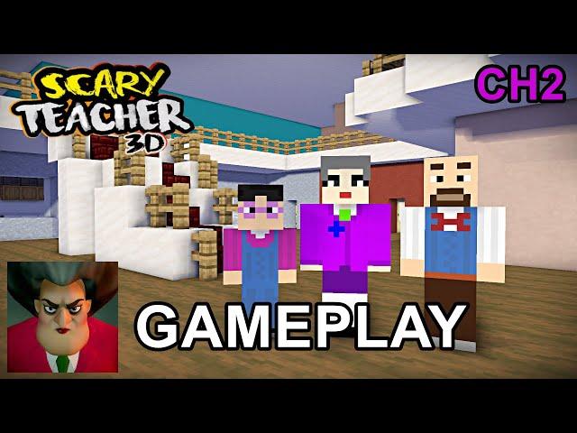 SCARY TEACHER 3D CHAPTER 2 MINECRAFT GAMEPLAY