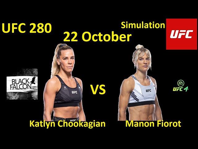 Katlyn Chookagian VS Manon Fiorot FIGHT IN UFC 4/ UFC 280