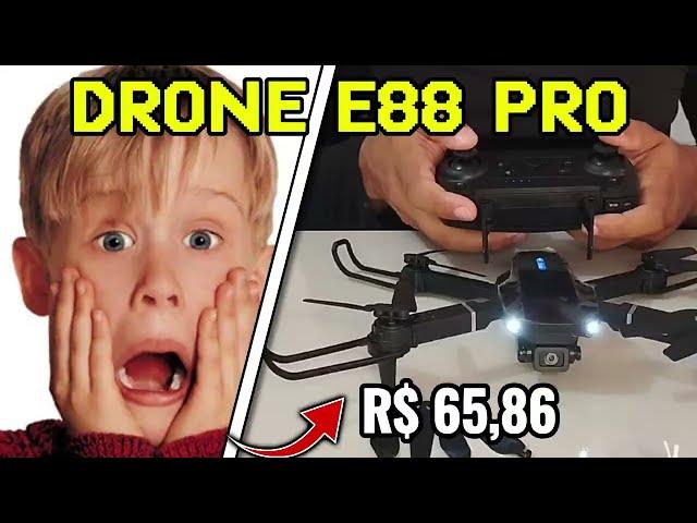 DRONE E88 PRO UNBOXING E REVIEWS