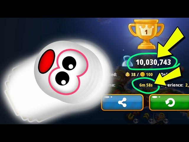 Worms Zone 10M Score Per 6mn (World Record)