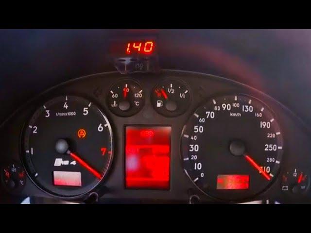 1000HP Audi RS4 B5 Biturbo Acceleration 0-300 Sound