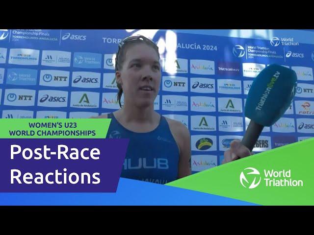 Post-Race Reactions - ZUZANA MICHALICKOVA | WOMEN'S U23 WORLD CHAMPIONSHIPS