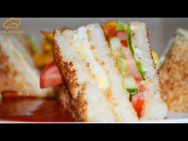 CLUB SANDWICH|| Sandwich||Chef Zeeshan || Zee.Kitchen