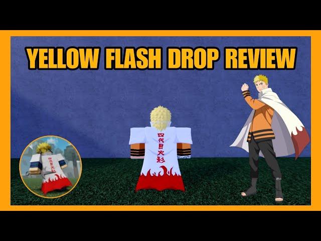 Minato yellow Flash Drop Review in Roblox ninja tycoon update v4.5 #roblox 