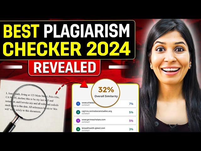 BEST PLAGIARISM CHECKER 2024 REVEALED! 