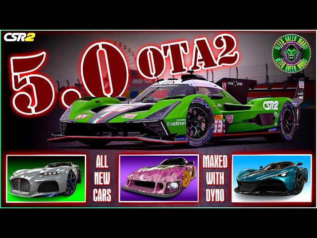 CSR2 UPDATE 5.0 OTA2 | All New Cars Maxed with Dyno!