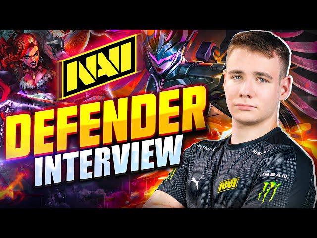 Defender - Первое Интервью (NAVI MOBILE LEGENDS)