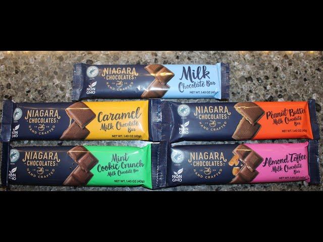 Niagara Chocolates: Milk Chocolate, Caramel, Peanut Butter, Mint Cookie Crunch & Almond Toffee