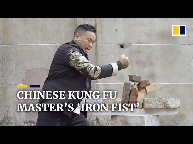 Chinese kung fu master’s ‘iron fist’