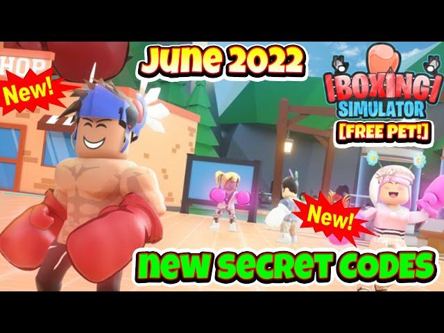 2022 ALL SECRET CODES Roblox [FREE PET!] Boxing Simulator, Gems, Strength, Coins, NEW CODES