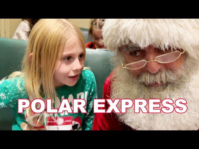 MEETING SANTA ON THE REEL POLAR EXPRESS IRL