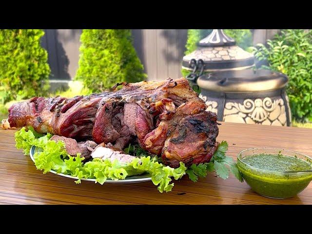 PERFECT LAMB'S LEG IN TANDOOR! Delicious lamb with mint!