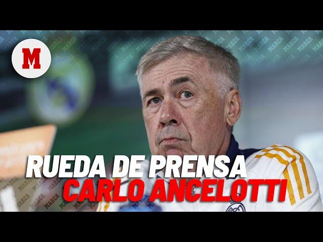 EN DIRECTO I Rueda de prensa de Carlo Ancelotti ,en vivo