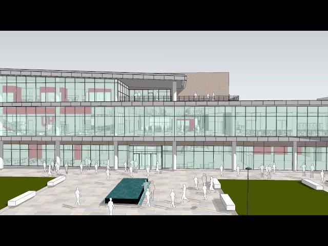 University Commons rendering flyover