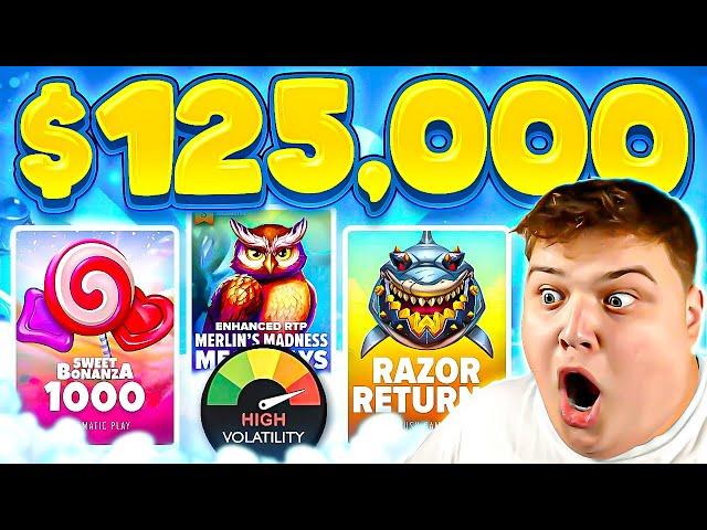 INSANE $125,000 VOLATILE BONUS OPENING WAS MADNESS!