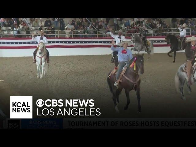 Tournament of Roses hosts "EquestFest" in Burbank ahead of Rose Parade