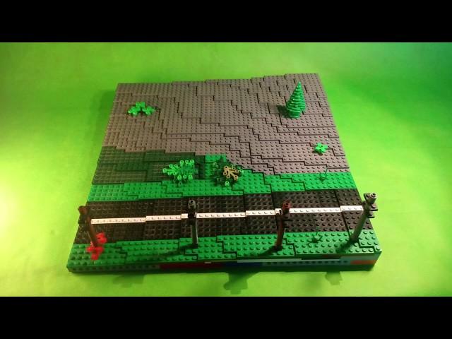 Lego landscape MOC | speed build and rewiew