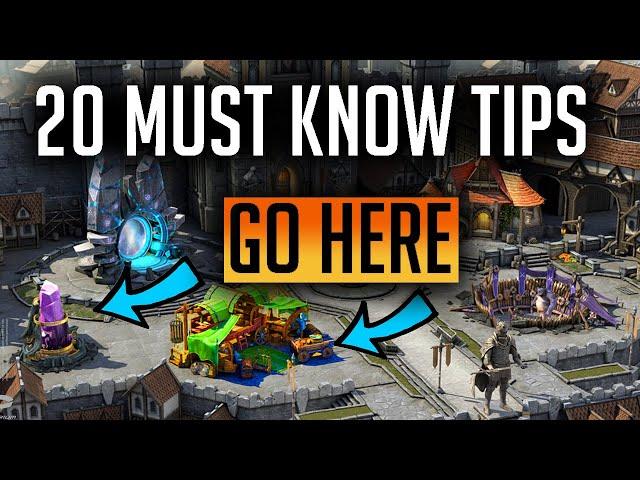 BEGINNER'S GUIDE 20 BEGINNERS TIPS FOR RAID!!