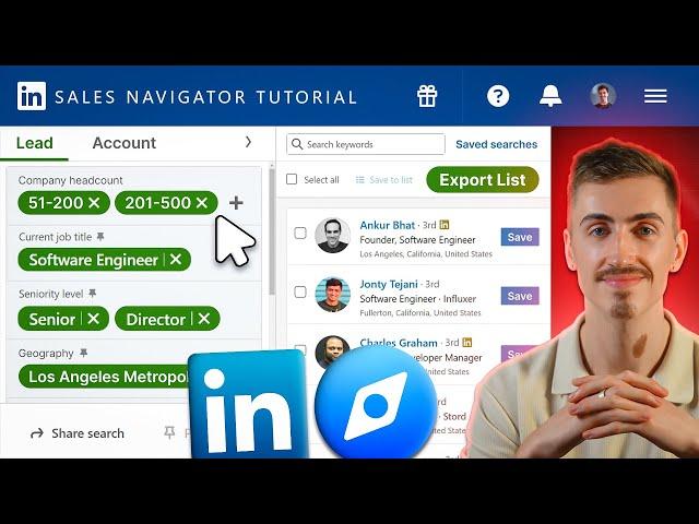 LinkedIn Sales Navigator Tutorial 2025: COMPLETE GUIDE