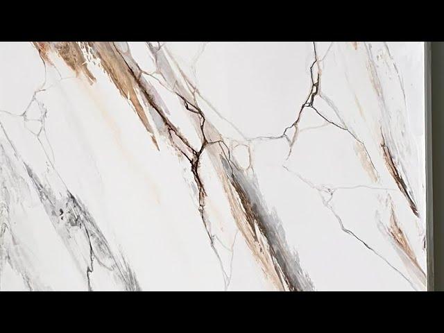 Master Class Venetian plaster stucco, effect marble bianco carrara