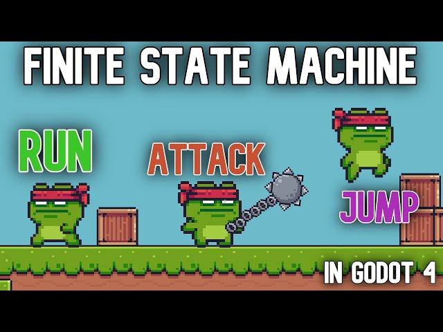 Simplest Way to Create a State Machine in Godot 4 (detailed tutorial)