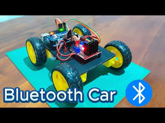 How to make a Bluetooth controlled car using Arduino