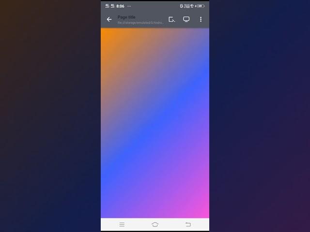 Body Background color animation using linear gradient html and CSS