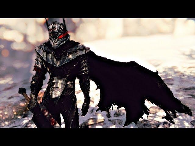 Skyrim mod: Доспехи Берсерка. Berserk Гатс броня