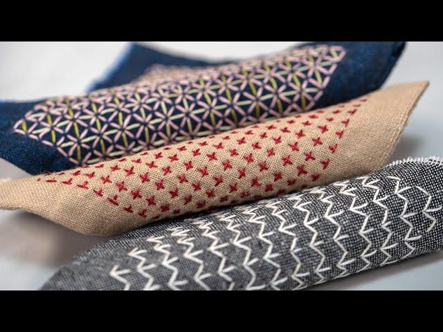 3 Easy Sashiko Stitches for Beginners