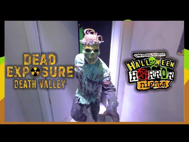 Dead Exposure: Death Valley Walkthrough | Halloween Horror Nights Hollywood 2024