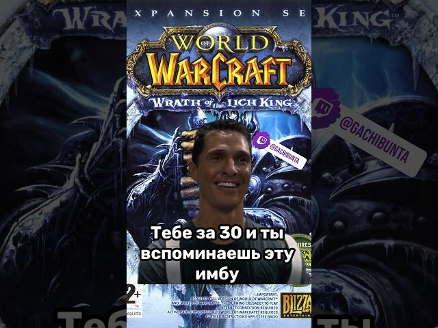 Тебе за 30 и ты вспоминаешь эту имбу #games #worldofwarcraft #playwow #warcraft #wow #мем