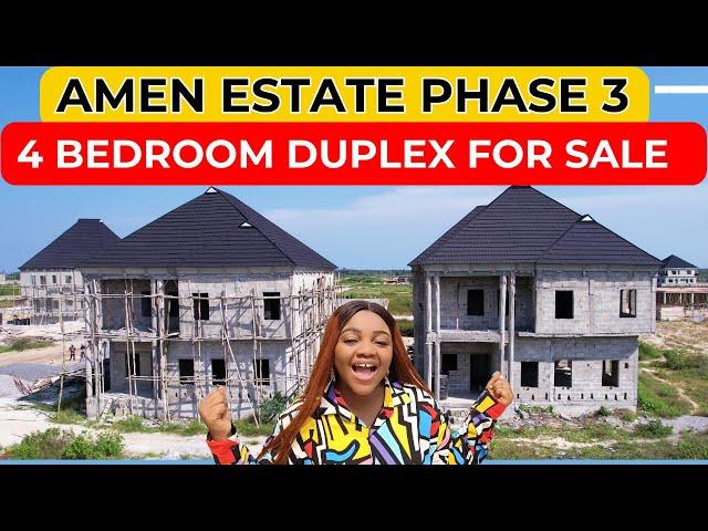 AMEN ESTATE PHASE 3 | HOUSE FOR SALE IN AMEN ESTATE PHASE 3 |4 BEDROOM FULLY DETACHED CARCASS DUPLEX