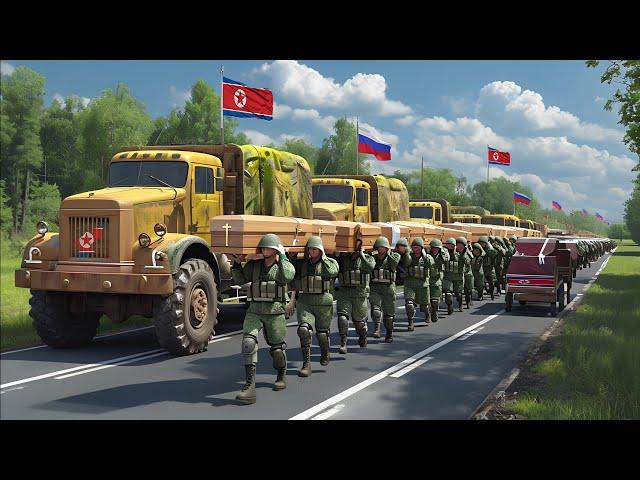 Ukraine's Revenge! Hundreds of Coffins of North Korean Commanders Returned to Russia